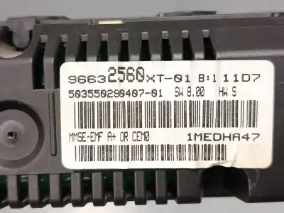 Second-hand car spare part multifunction display for citroen c2 (jm_) 1.4 oem iam references 96632560xt  