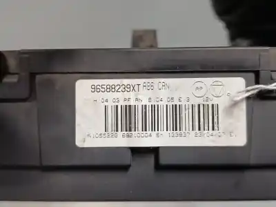 Peça sobressalente para automóvel em segunda mão comando de sofagem (chauffage / ar condicionado) por citroen c2 (jm_) 1.4 referências oem iam 96588239xt  