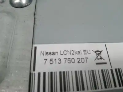 Peça sobressalente para automóvel em segunda mão display gps / multimídia por nissan note (e12) 1.2 dig-s referências oem iam 7513750207  259153vv2a