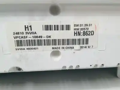 Peça sobressalente para automóvel em segunda mão quadrante por nissan note (e12) 1.2 dig-s referências oem iam 248103vv0a  vpcasf10849dk