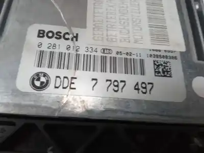 Peça sobressalente para automóvel em segunda mão centralina de motor uce por bmw 3 (e90) 320 d referências oem iam dde7797497  0281012334