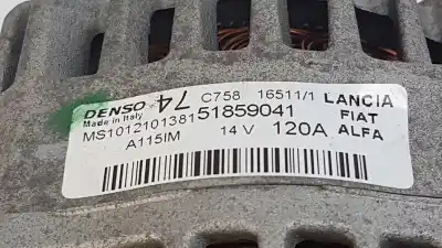 Pezzo di ricambio per auto di seconda mano alternatore per lancia ypsilon (402) gold riferimenti oem iam 51859041  