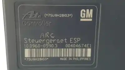 Peça sobressalente para automóvel em segunda mão abs por opel zafira b cosmo referências oem iam 13244860 00404674e1 10020602874 / 10096005903