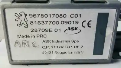 Peça sobressalente para automóvel em segunda mão módulo eletrónico antena por citroen ds7 crossback (x74) referências oem iam 9678017080  8163770009019