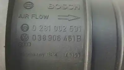 Автозапчасти б/у расходомер воздуха за seat ibiza (6j5) stylance / style ссылки oem iam 038906461b  0281002531