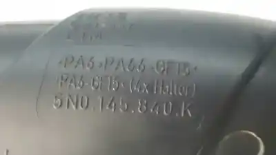 Автозапчастина б/у труба для volkswagen golf vi (5k1) advance посилання на oem iam 5n0145840k  1k0145840ae