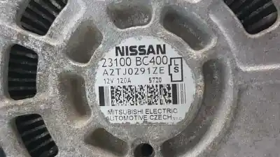 Second-hand car spare part alternator for nissan micra c+c (ck12e) c+c tekna plus oem iam references 23100bc400  a2tj0291ze