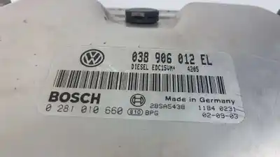 Recambio de automóvil de segunda mano de centralita motor uce para volkswagen polo (9n1) conceptline referencias oem iam 038906012el  0281010660