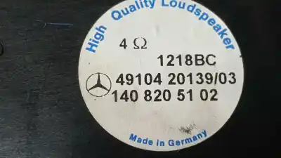 Pezzo di ricambio per auto di seconda mano altoparlante per mercedes clase s (w140) berlina s 300 d (140.135) riferimenti oem iam 1408205102 a1408205102 1218bc