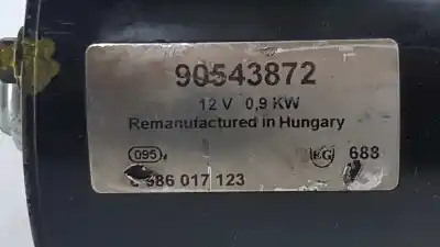 Автозапчасти б/у двигатель запускается за opel agila básico ссылки oem iam 90543872  0986017123