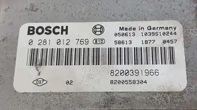 Second-hand car spare part ecu engine control for renault scenic ii confort dynamique oem iam references 8200391966  0281012769