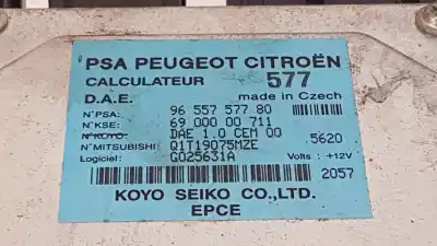 Peça sobressalente para automóvel em segunda mão módulo eletrônico por citroen c3 hdi 70 furio referências oem iam 9655757780  6900000711