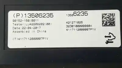 Автозапчастина б/у електронний модуль для opel mokka selective посилання на oem iam 13506235 421271026 13506235