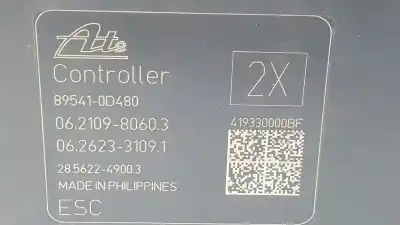 Peça sobressalente para automóvel em segunda mão abs por toyota yaris active referências oem iam 445400d280 895410d480 06210246564 / 4454-00d280