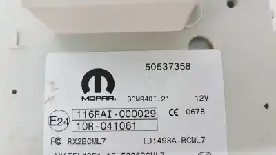 Gebrauchtes Autoersatzteil relais sicherungskasten multifunktionsrelais zum alfa romeo giulietta (191) distinctive oem-iam-referenzen 50537358 10r041061 116rai00029