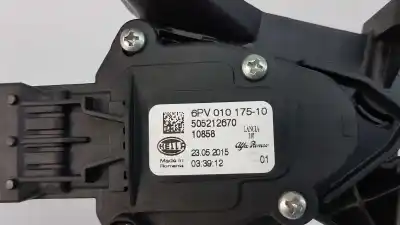 Second-hand car spare part accelerator pedal for alfa romeo giulietta (191) distinctive oem iam references 505212670  50521267 Second-hand car spare part accelerator pedal for alfa romeo giulietta (191) distinctive oem iam references 505212670  50521267