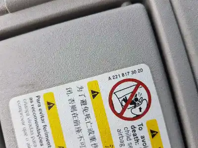 Gebrauchtes Autoersatzteil rechter sonnenschutz zum mercedes-benz clase c (w204) berlina c 200 cdi (204.007) oem-iam-referenzen a2048104610 a20481046107f59 a2218173020