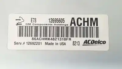 Second-hand car spare part ecu engine control for opel corsa e selective oem iam references 12692201  12695605