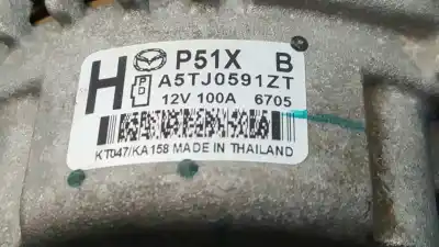 Автозапчастина б/у генератор для mazda cx-3 style посилання на oem iam p51x18300b p51x-18-300b a5tj0591zt / p51xb