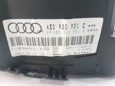 Автозапчастина б/у панель інструментів для audi a8 (4e2) 4.2 tdi quattro посилання на oem iam 4e0920901c  