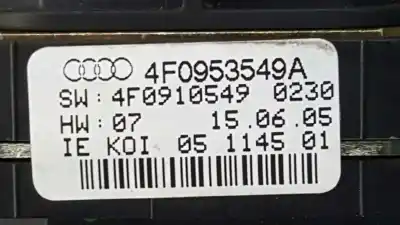 Автозапчастина б/у многофункційне управління для audi a6 avant (4f5) 3.0 tdi quattro посилання на oem iam 4f0953549a 4e0953513k / 4e0953503g 4f0910549