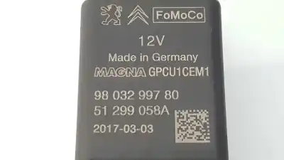 Автозапчасти б/у блок предварительного нагревания за citroen c-elysée shine ссылки oem iam 9803299780  51299058a