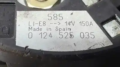 Gebrauchtes Autoersatzteil lichtmaschine zum citroen berlingo 1.9 d sx familiar oem-iam-referenzen 9646321880  0124525035