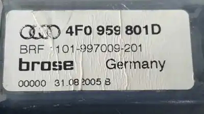 Автозапчасти б/у мотор переднего левого стекла за audi a6 avant (4f5) 3.0 tdi quattro ссылки oem iam 4f0959801d  