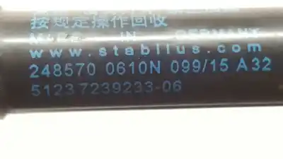 Recambio de automóvil de segunda mano de amortiguadores capo para bmw serie 1 lim. (f20/f21) 118d m sport referencias oem iam 51237239233  5123723923306