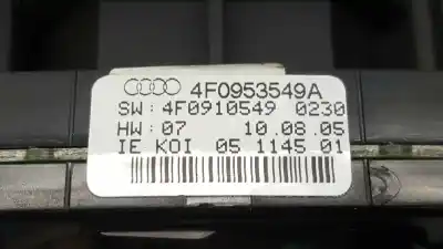 Автозапчастина б/у многофункційне управління для audi a6 avant (4f5) 3.0 tdi quattro посилання на oem iam 4f0953549a 4e0953503g / 4e0953513k 4f0910549