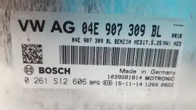 Second-hand car spare part ecu engine control for seat leon (5f1) reference oem iam references 04e907309bl 1039s81814 0261s12606