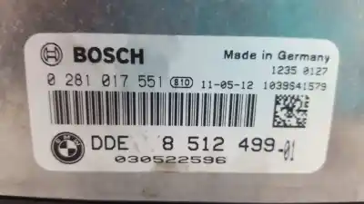 Second-hand car spare part ecu engine control for bmw serie 1 berlina (e81/e87) 116d oem iam references 13618512499 1039s41579 8512499 / 0281017551