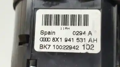 Автозапчастина б/у управління світлом для audi a1 (8x) attraction посилання на oem iam 8x1941531ah  