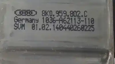 Автозапчастина б/у двигатель переднього правого скла для audi a1 (8x) attraction посилання на oem iam 8k0959802c  