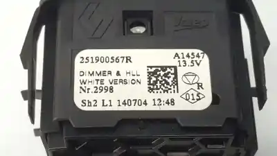 Second-hand car spare part headlights switch for renault clio iv limited oem iam references 251900567r  