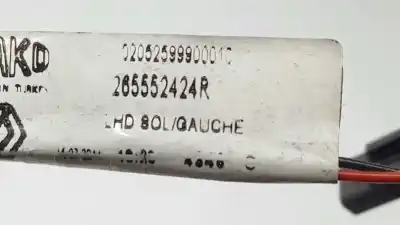 Second-hand car spare part left tailgate light for renault clio iv limited oem iam references 265552424r  