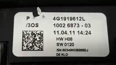 Second-hand car spare part multifunction switch for audi a6 lim. (4g2) 3.0 tdi quattro oem iam references 4g1919610c  