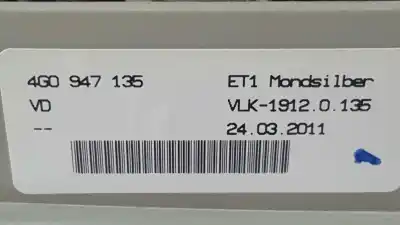 Автозапчастина б/у внутрішне світло для audi a6 lim. (4g2) 3.0 tdi quattro посилання на oem iam 4g0947135  