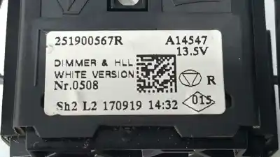 Second-hand car spare part headlights switch for renault clio iv authentique oem iam references 251900567r  