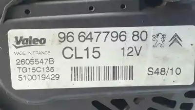 Recambio de automóvil de segunda mano de alternador para peugeot 3008 2.0 16v hdi fap referencias oem iam 9664779680 2605547b tg15c135 