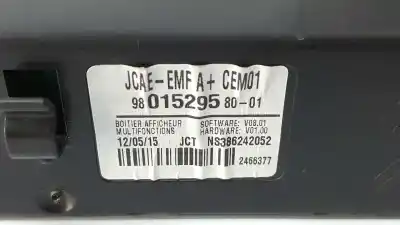 Second-hand car spare part multifunction display for citroen c4 lim. tonic oem iam references   
