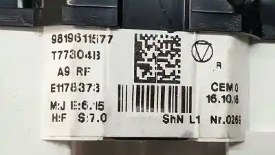 Pezzo di ricambio per auto di seconda mano controllo riscaldamento / aria condizionata per peugeot 208 signature riferimenti oem iam 9672248380  9819611577