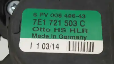 Second-hand car spare part accelerator pedal for volkswagen t5 transporter (7e) kasten serviceprofi oem iam references 7e1721503c  
