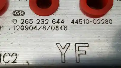 Peça sobressalente para automóvel em segunda mão abs por toyota auris live referências oem iam 4451002280 0265800986 0265232644