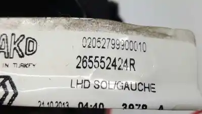 Second-hand car spare part left tailgate light for renault clio iv bh desde 09/2012 clio dynamique oem iam references 265552424r  