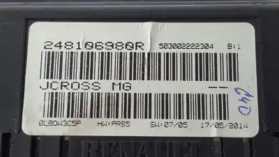Peça sobressalente para automóvel em segunda mão quadrante por renault scenic iii limited referências oem iam 248106980r  248104411r