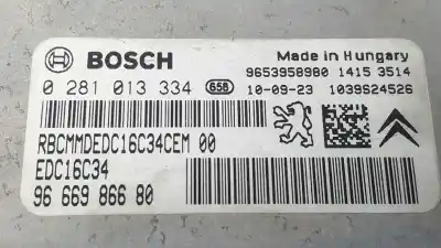 Автозапчасти б/у блок управления двигателем за citroen c4 picasso sx ссылки oem iam 9666986680 9653958980 0281013334