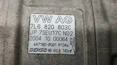 Second-hand car spare part air conditioning compressor for volkswagen touareg (7la) 3.0 v6 tdi dpf oem iam references 7l6820803c 4471808591 7p0820803n
