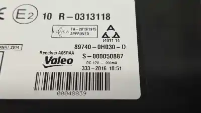 Second-hand car spare part electronic module for peugeot 108 active oem iam references 897400h030  r0313118