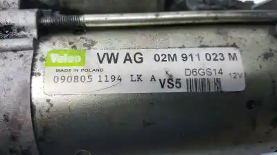 Peça sobressalente para automóvel em segunda mão motor de arranque por audi a3 (8p) 2.0 tfsi ambition quattro referências oem iam 02m911023m  